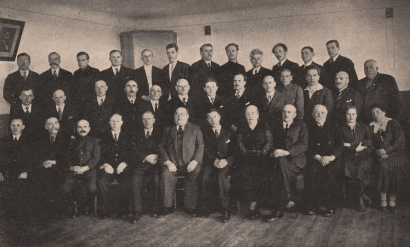 Файл:Комитет 2-го всегосударственного слета русских хоров в Петсери, 1939.jpg