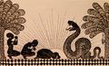 Калмаков Н.К., «Черные женщины перед Змеем». Иллюстрация к Шатру Гумилева 1921 г.jpg