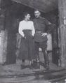 Генерал Родзянко с супругой Ольгой Всеволодовной вскоре после венчания. Лето 1919, дача барона A.Л. Штиглица в Нарве.jpg