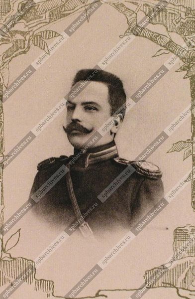 Файл:Поручик 92-го пехотного Печорского полка Чаусов Алексей Николаевич, 1903.jpg