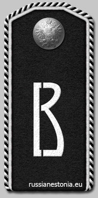 Погон рядового Балтийского полка, 1919