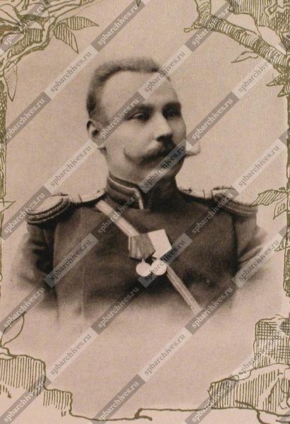 Файл:Штабс-капитан 92-го пехотного Печорского полка Малиновский Назарий Васильевич, 1903.jpg