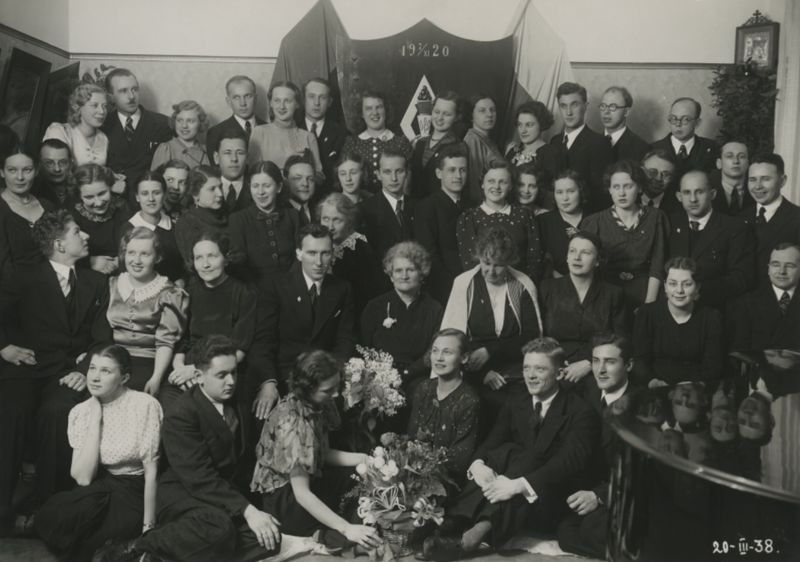 Файл:Общество русских студентов Тартуского университета, 20.03.1938.jpg