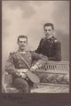 Обер-офицер 96-го пехотного Омского полка Луговиков Константин Арсеньевич с братом Леонидом.jpg