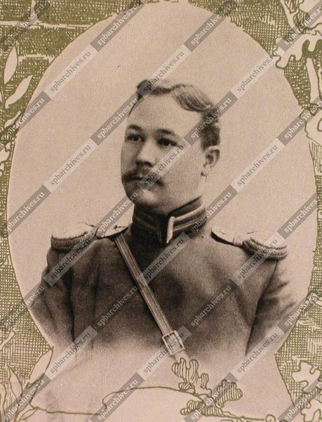 Файл:Подпоручик 92-го пехотного Печорского полка Фирфаров Михаил Гаврилович, 1903.jpg