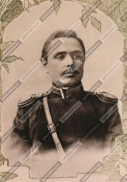 Файл:Поручик 92-го пехотного Печорского полка Стрельников Николай Дмитриевич, 1903.jpg